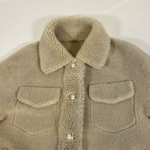 Daniella Erin NYC Womens Shearling Jacket Coat - Picture 8 of 8